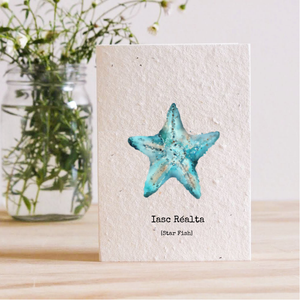 STAR FISH (IASC RÉALTA) - PLANTABLE SEEDCARD